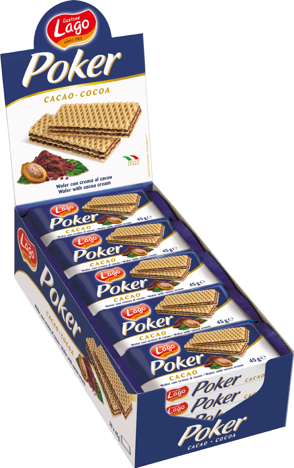 Coffee. Lago Chocolate Waffers 20x45g