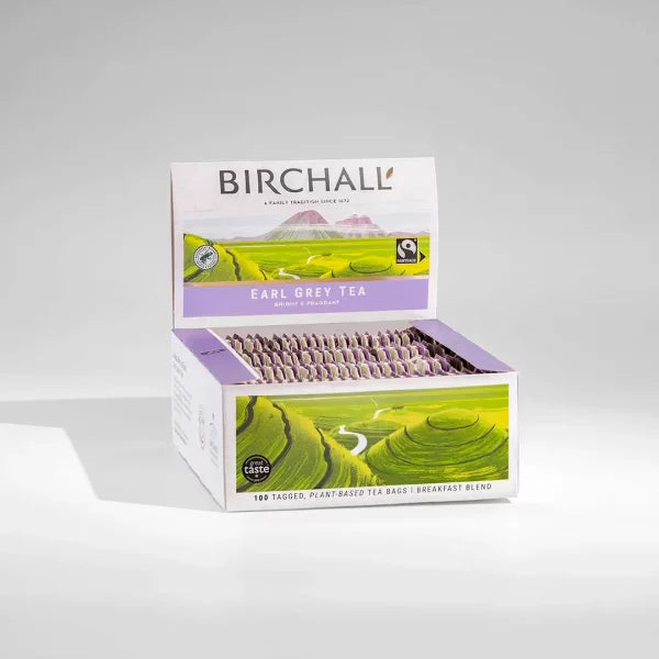 Coffee. Birchall Tagged Earl Grey Tea x100 1x Cup Tea Bags