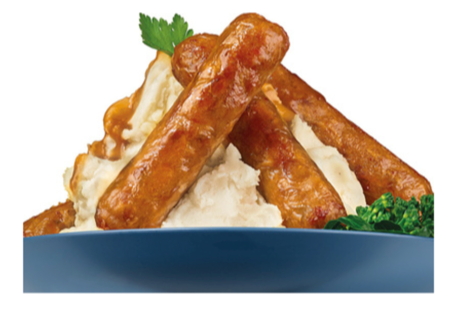 319081 SAV. Vegan Sausage Mountains Plant Based 50x40g