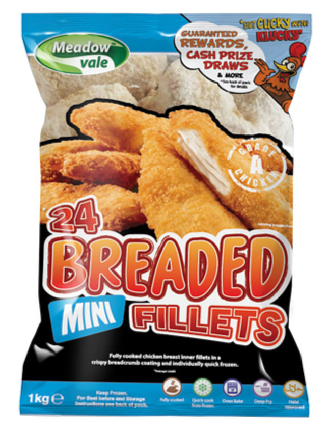 382198 SAV. Breaded Mini chicken Fillet Goujons M/Vale 1kg
