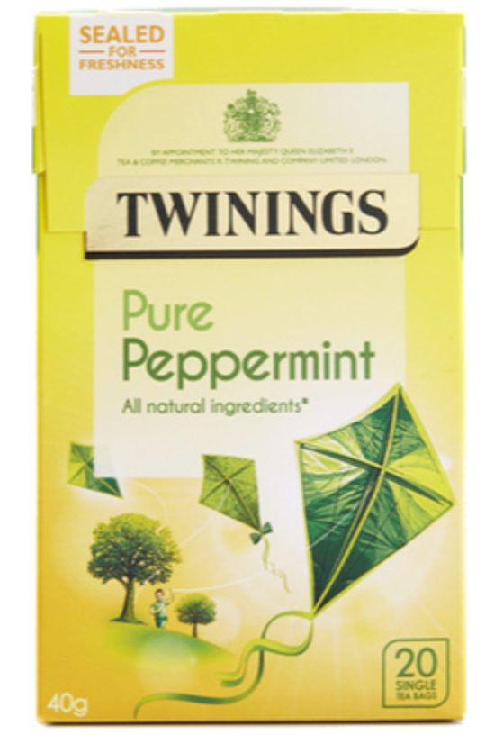 116446 SAV. Twinings Pure Peppermint Enveloped Tea Bags 12 X 20SGL