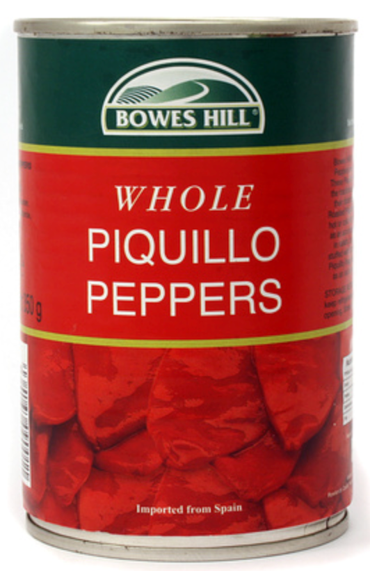 137629 SAV. Peppers Whole Pequillo Bowes Hill 390g