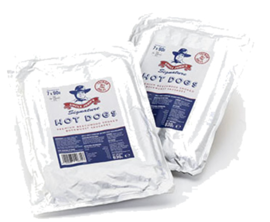 112108 SAV. Hot Dog Sausage- 12x7SGL - FROZEN PRODUCT