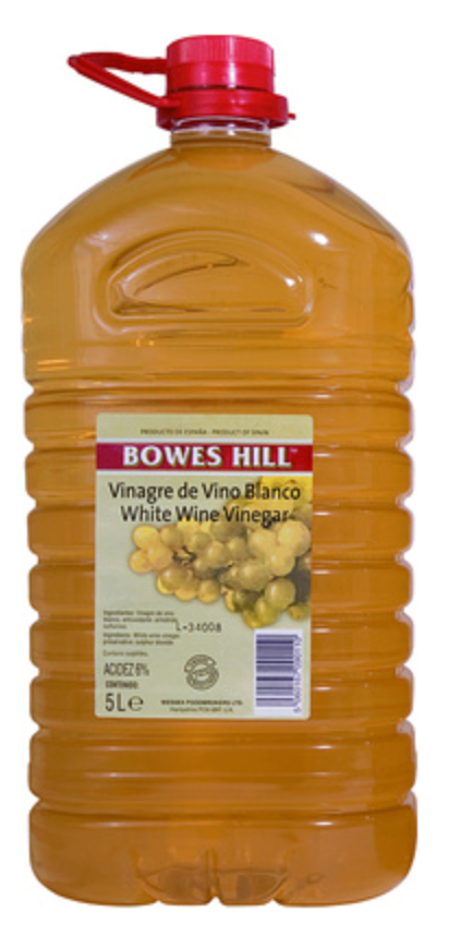 168913 SAV. White Wine Vinegar 5 litre