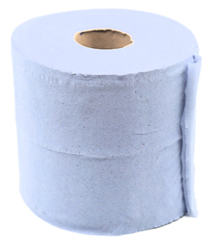 606353 SAV. 400 Sheet Blue C/Feed Hand Towels 2 ply Fourstones 1x6