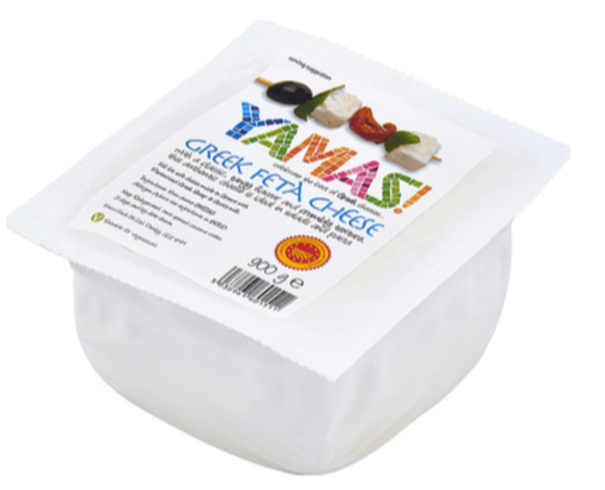 274127 SAV. Feta Cheese Yamas 900gm pkt