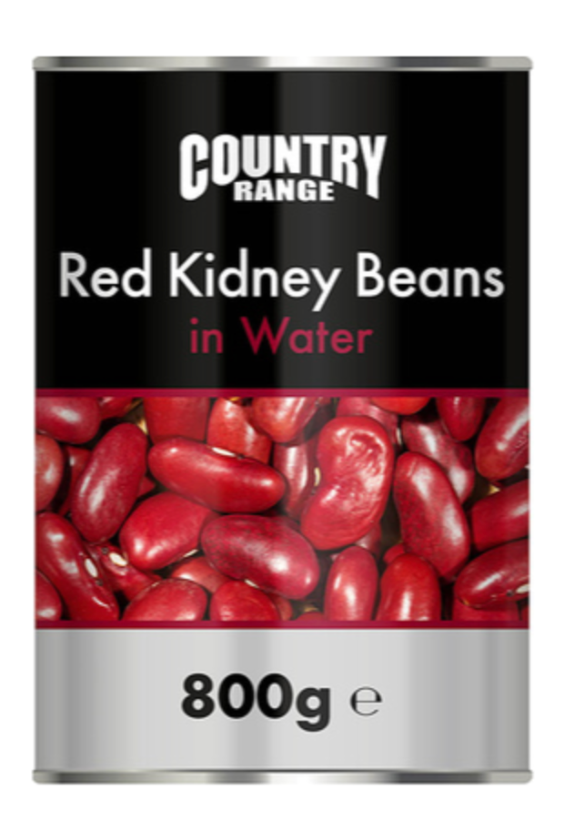 106291 SAV. Country Range Red Kidney Beans In Water 800g