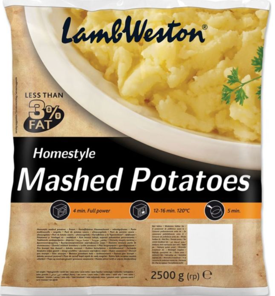 386050 SAV. Home Style Mash Potato 4x2.5kg