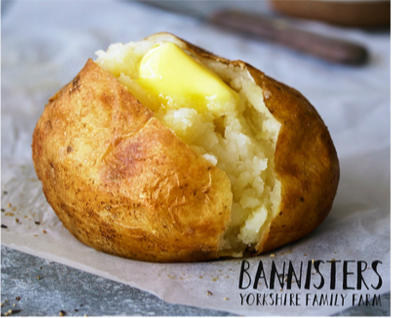 386055 SAV. Bannisters Baked Jacket Potatoes (280 - 340g) 1x30