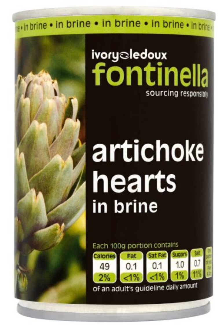 106028 SAV. Fontinella Artichoke Hearts 390g