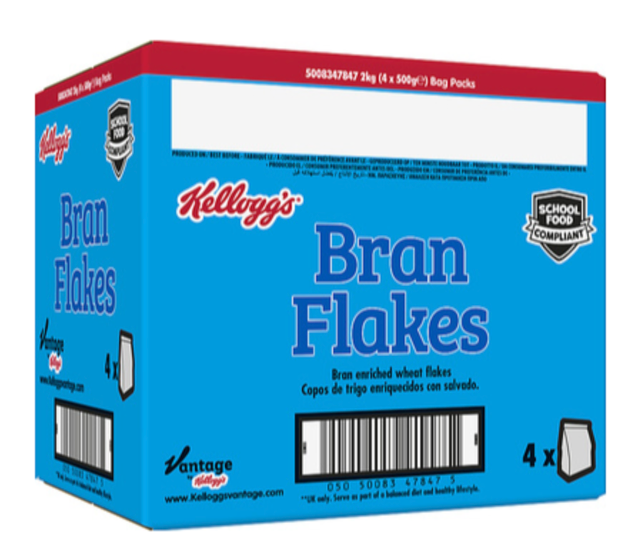 110540 SAV. Kelloggs Bran flakes Cereal Bag Pack 500g