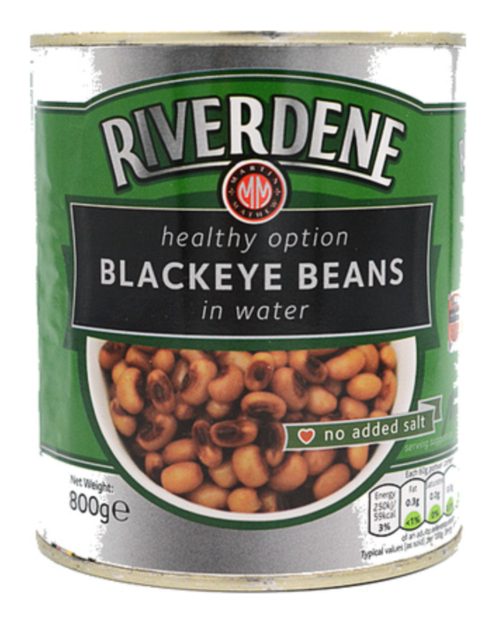 114561 SAV. Riverdene Black Eye Beans 800g
