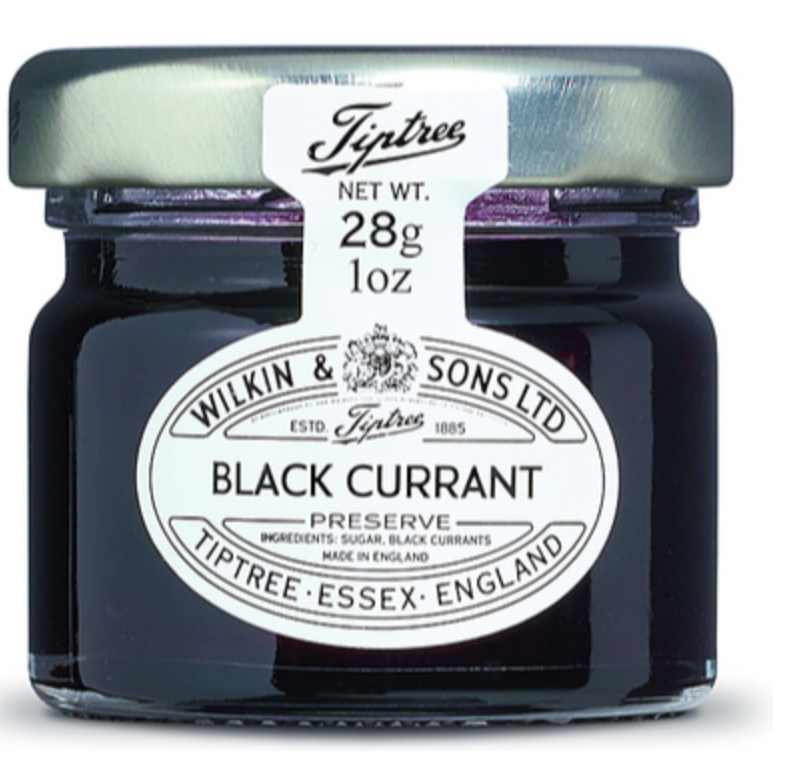 127376 SAV. Tiptree Blackcurrant Conserve Jars 72x28g