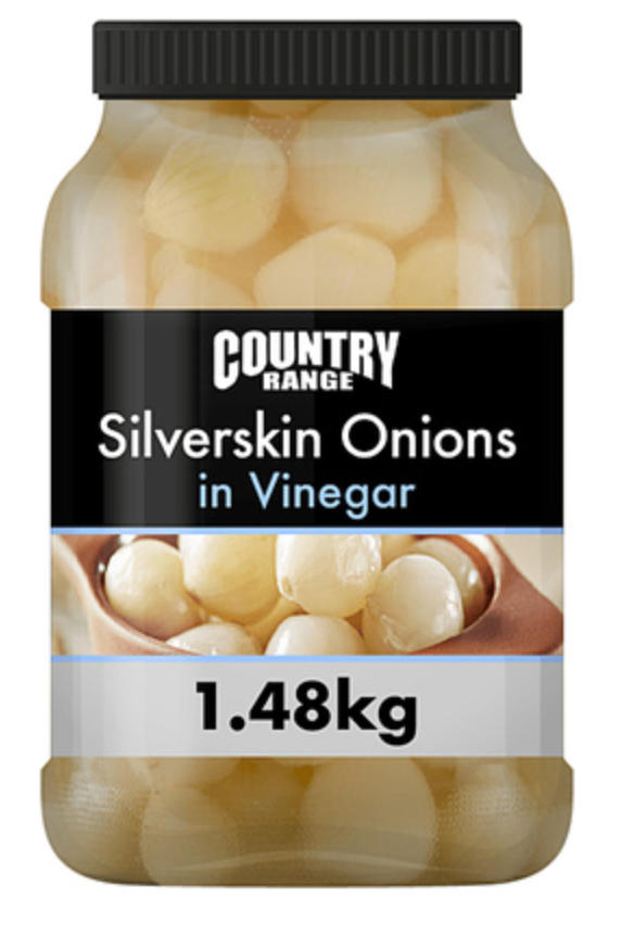 166022 SAV. Silverskin Onions - 2 x 2.25kg