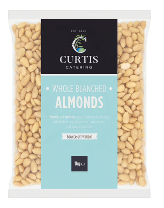 110391 SAV. Curtis Whole Blanched Almonds 1kg