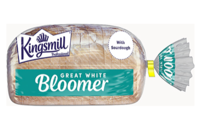 312214 SAV. Kingsmill Great White Thick Bloomer Loaf (12 + 2) 6x700g