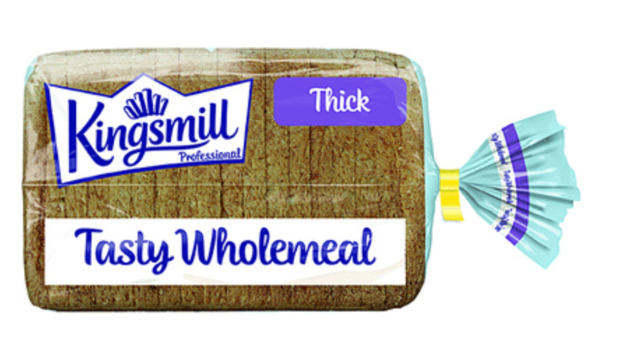 312251 SAV. Kingsmill Wholemeal Thick Sliced Bread (16 plus 2) 8x800g