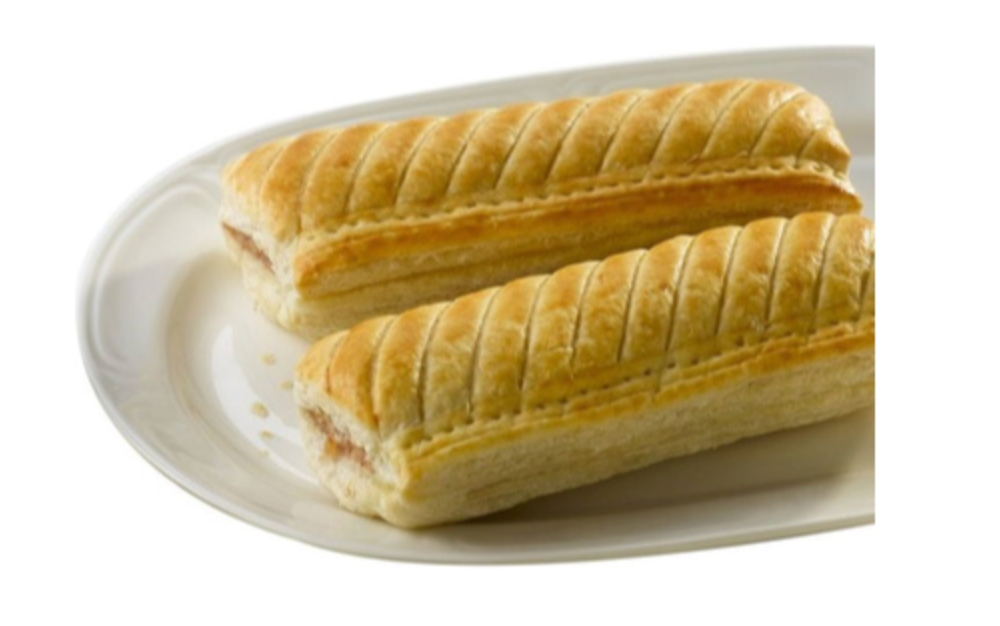 383026 SAV. Wrights Pies Sausage Rolls (Unbaked) (6 Inch) x66
