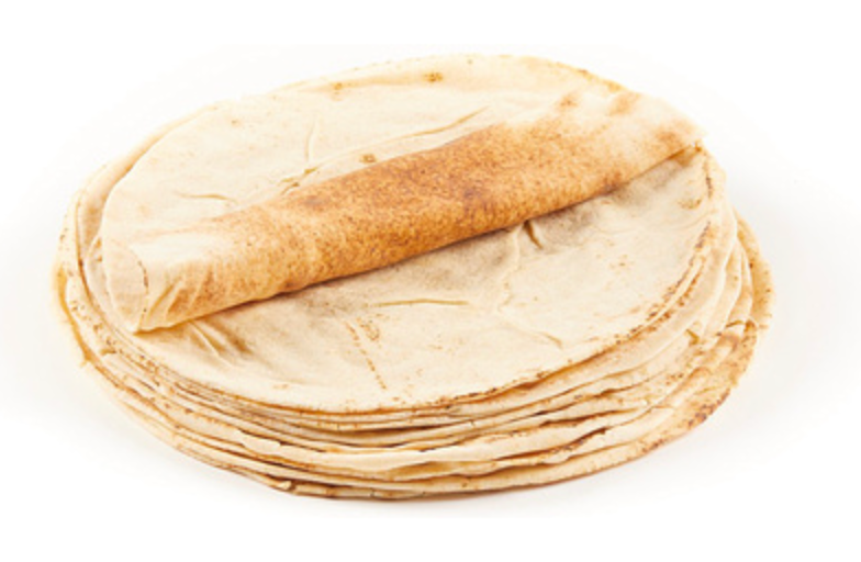 389682 SAV. Panesco Lebanese Flatbread White 75x70g