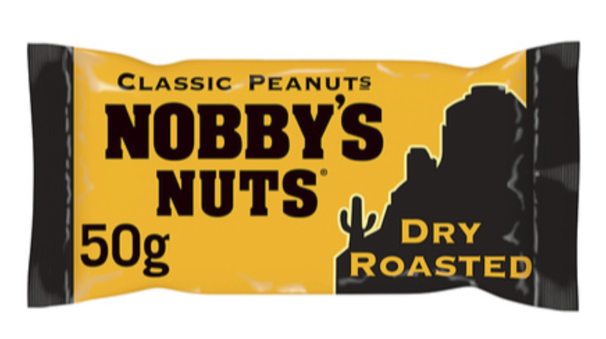 113418 SAV. Nobbys Nuts Classic Dry Roasted Peanuts 24x50g