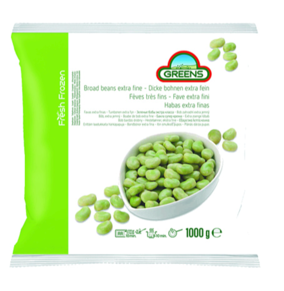 385070 SAV. Greens Fine Broad Beans 1kg