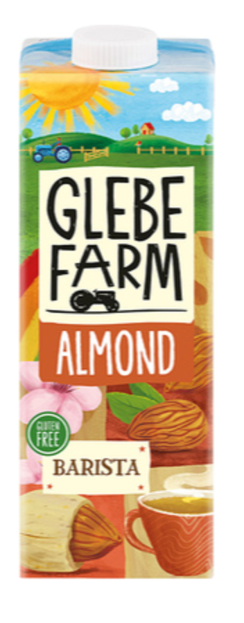 118460 SAV. Glebe Farm Gluten Free Almond Milk Barista Style 1 litre