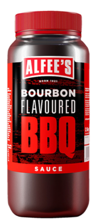 101418 SAV. Alfee's Bourbon Barbeque Sauce 2.5 litre