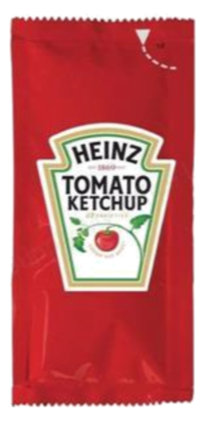 130632 SAV. Heinz Tomato Ketchup Sachet x200 ptns