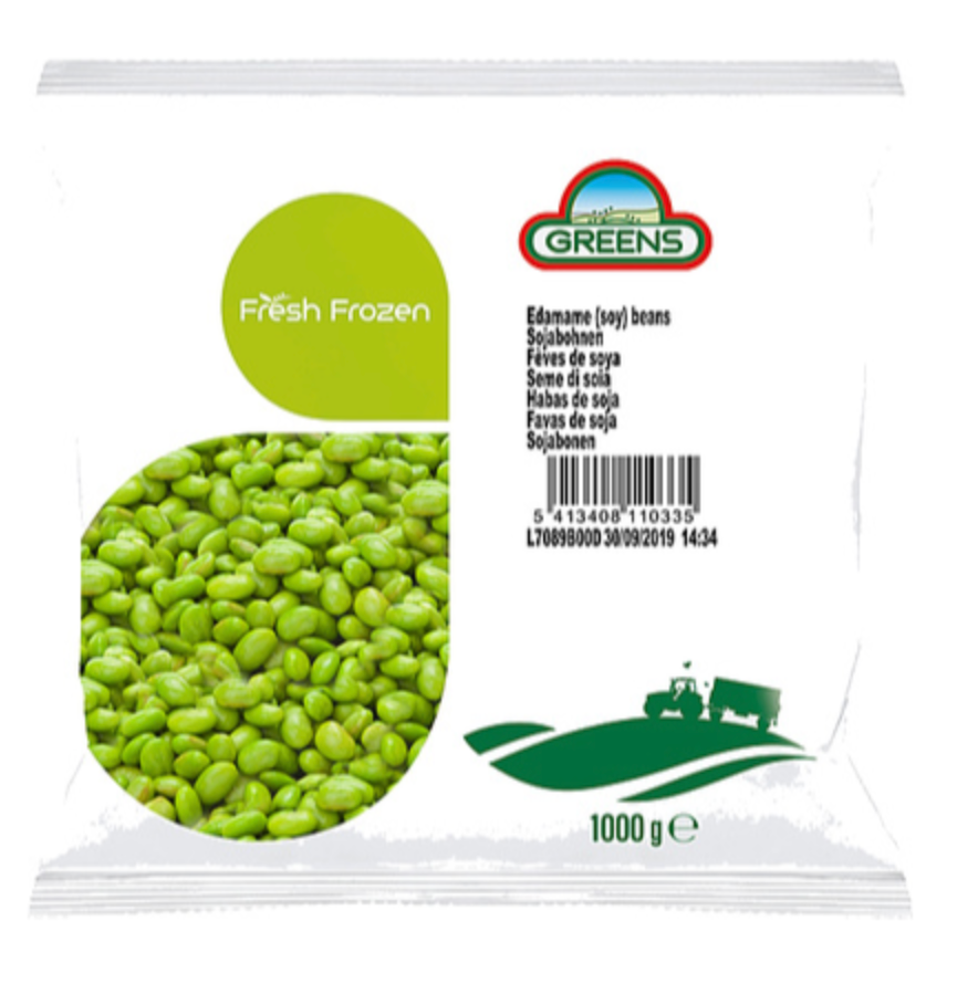 385071 SAV. Greens Edamame Soya Beans 1kg