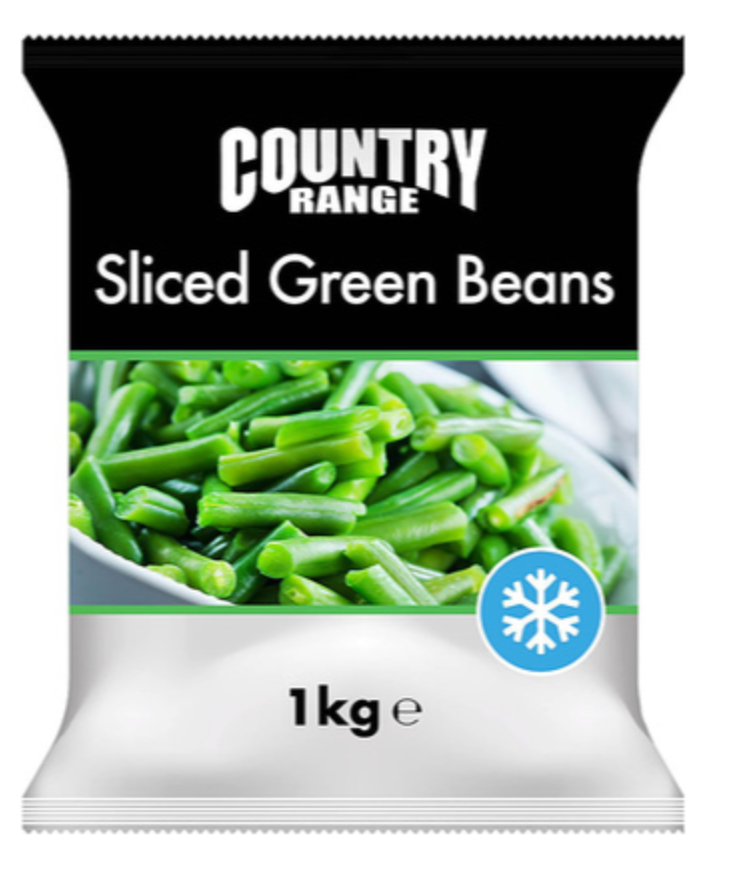 385084 SAV. Country Range Sliced Green Beans 1kg