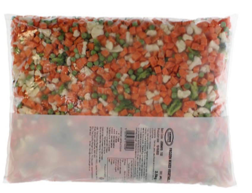 385128 SAV. Catering Essentials Mixed Vegetables 2.5kg