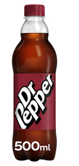 133317 SAV. Dr Pepper Bottles 12 X 500ML