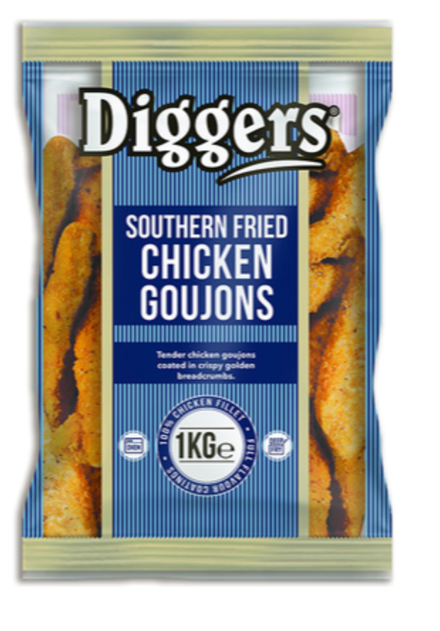 315878 SAV. Diggers Southern Fried Chicken Goujons 1kg