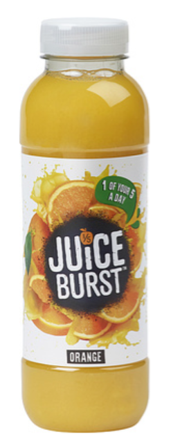 103185 SAV Juice Burst Orange Juice 12 x 500ML