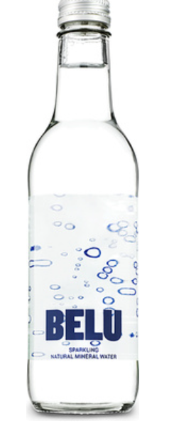 119048 SAV. Belu Sparkling Water Bottles (Glass) 24 x 330ML