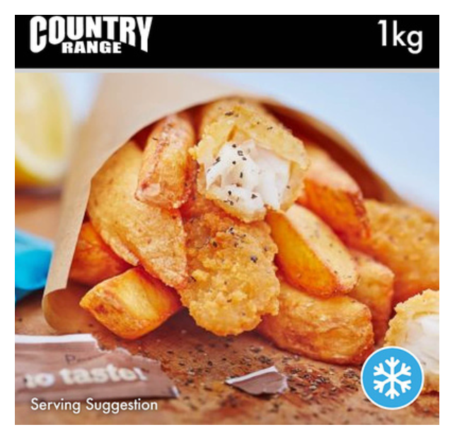 384110 SAV. Country Range Gourmet Cod Fish Fingers 2x1KG