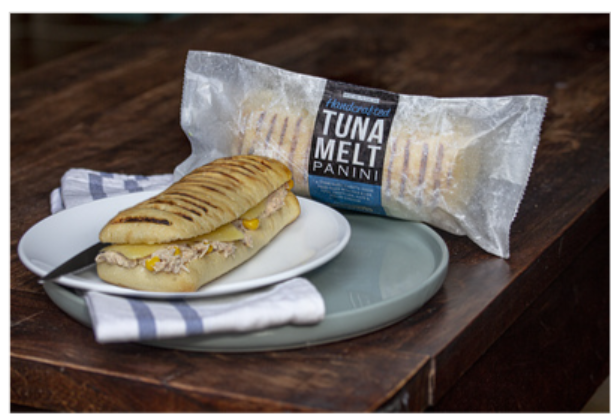 312309 SAV. Invisible Chef Tuna Melt Sweetcorn Panini 12 x 167G