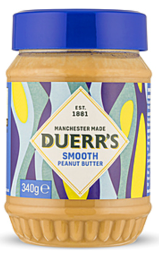 108060 SAV. Duerrs Smooth Peanut Butter 6x340g