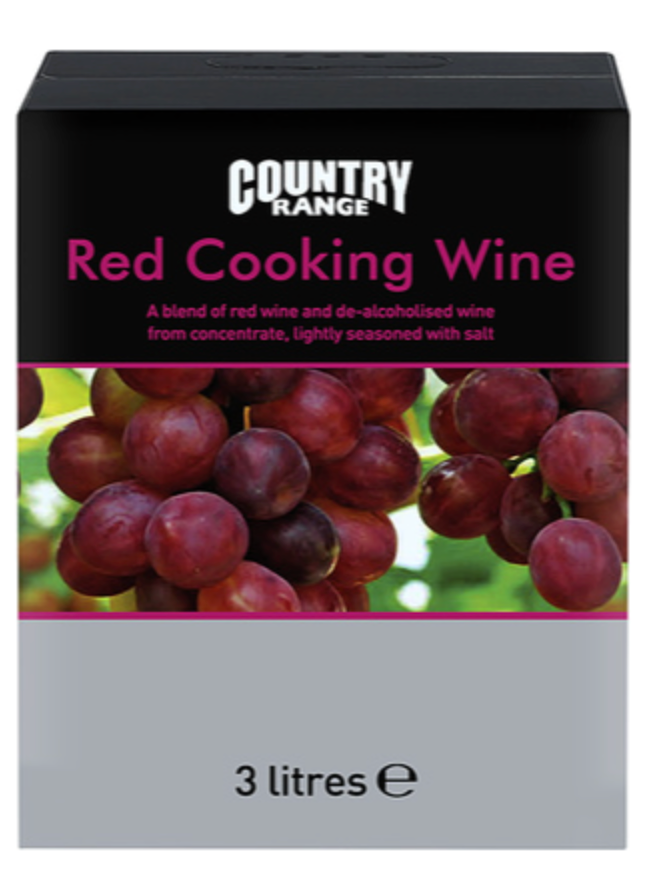121135 SAV. Wine Red Cooking 1.2 ABV C/R 3 litre