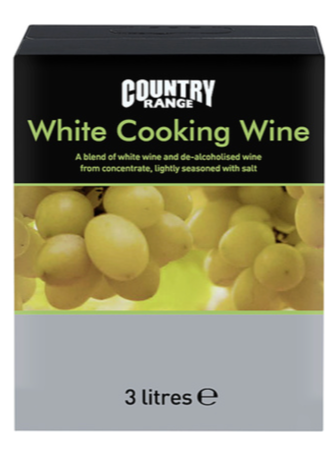121136 SAV. Country Range White Cooking Wine 3 litre