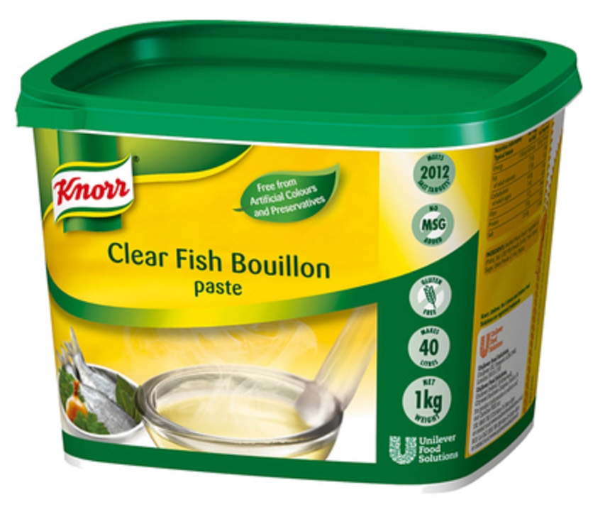 121176 SAV. Knorr Clear Fish Bouillon Paste 1 kg