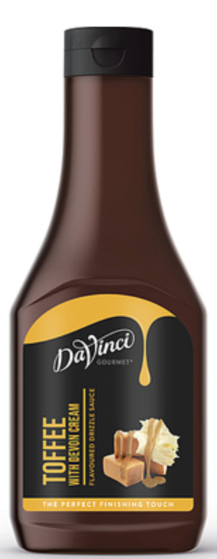 114116 SAV. Da Vinci Toffee Sauce With Devon Cream 500g
