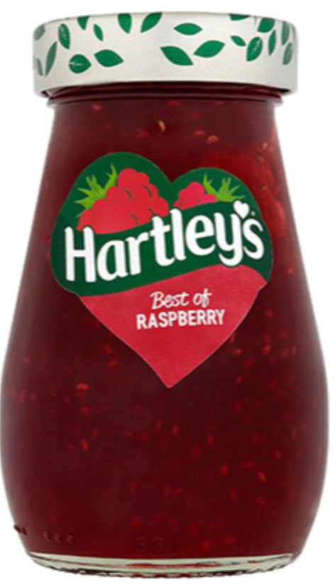 127047 SAV. Hartleys Raspberry Jam 6x340g