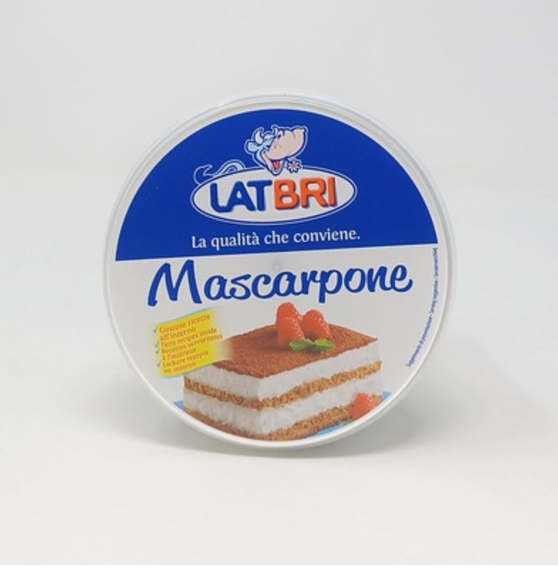 222308 SAV. Latbri Mascarpone Cheese Tub 500g