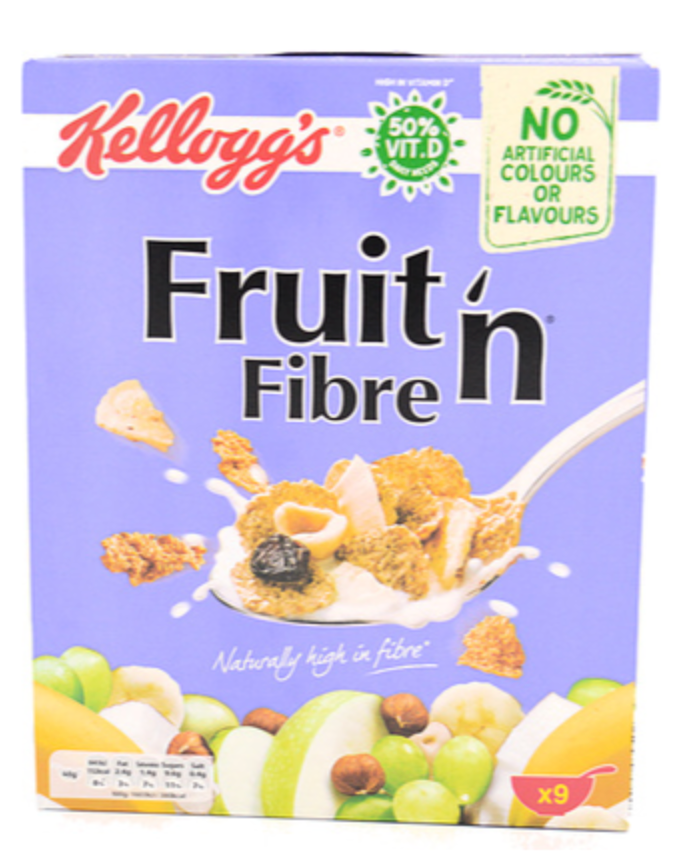 111914 SAV. Kelloggs Fruit N Fibre 12x375g