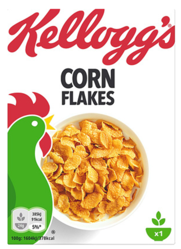 113051 SAV. Kelloggs Individuals Cornflakes 40 x 24g