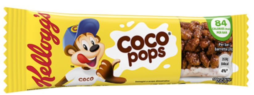 113269 SAV. Kelloggs Coco Pops Cereal and Milk Bar 25x20g