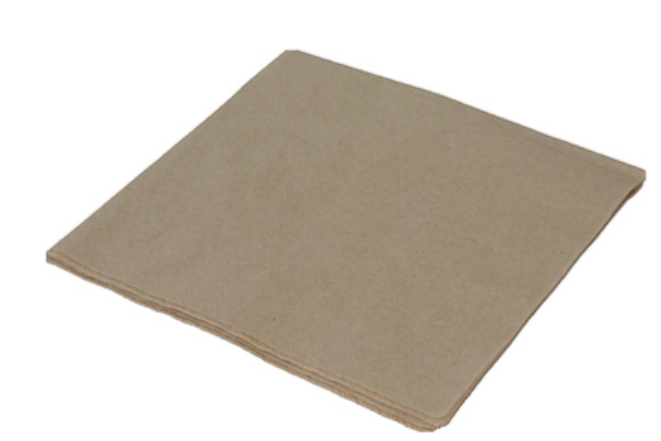 604606 SAV. Swantex Recycled Brown 2 Ply Napkins (33 cm) 100PCS
