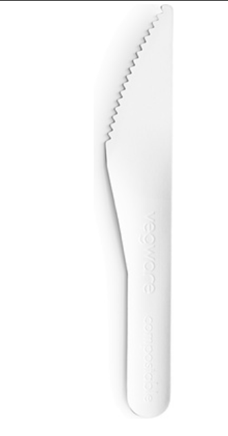 605118 SAV. Vegware Compostable Paper Knife 50 x 20PCS