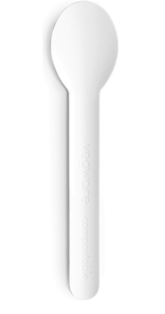 605124 SAV. Vegware Compostable Paper Spoon 20 x 50PCS